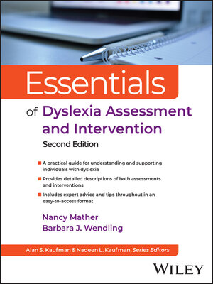 cover image of Essentials of Dyslexia Assessment and Intervention